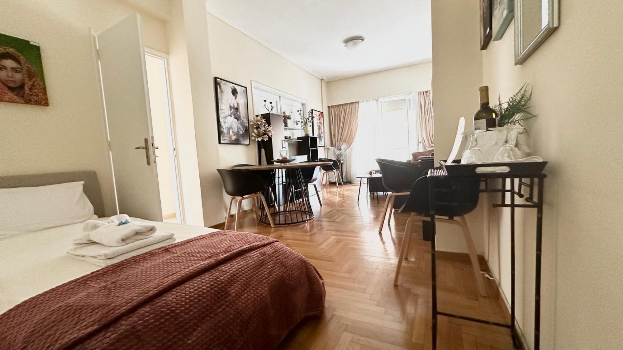 Harokopio Apartment In Athena Bagian luar foto